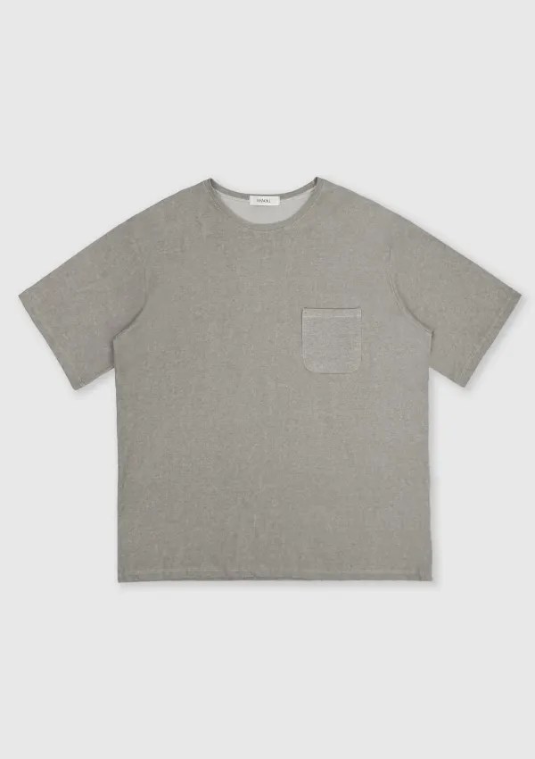 Washed Pocket Tee (Gray)