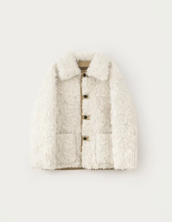 Fur Reversible Mustang - Beige