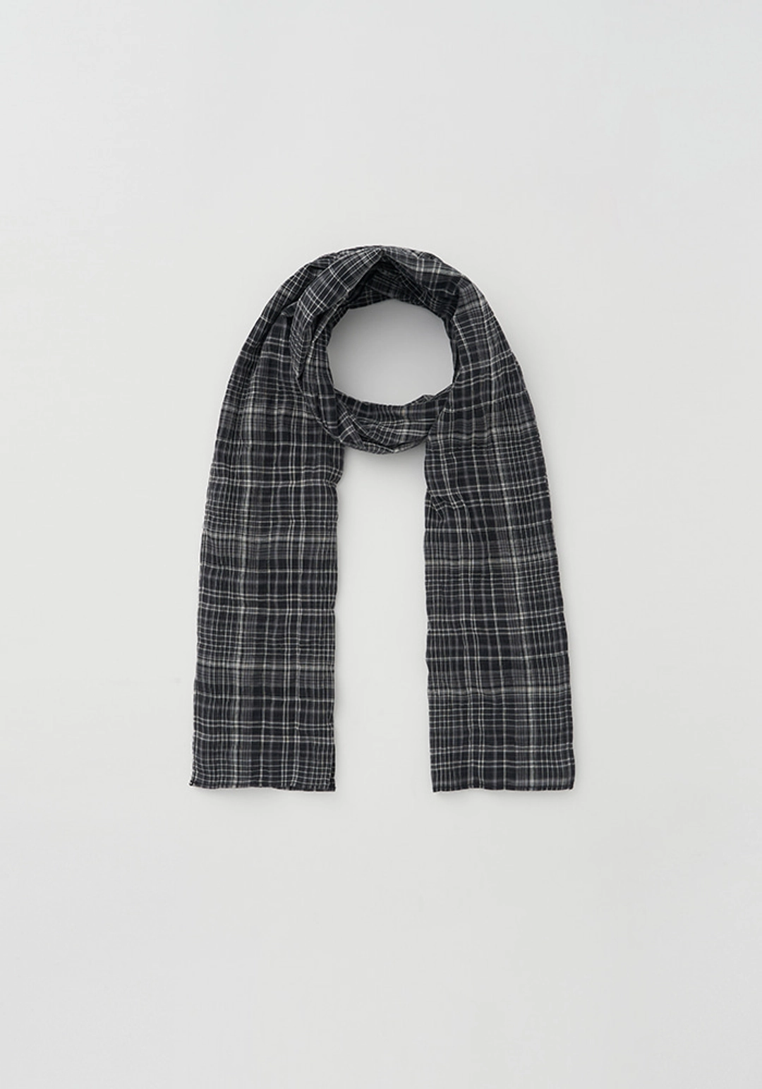 이브세이지 Check scarf (Black) 상품 이미지 1