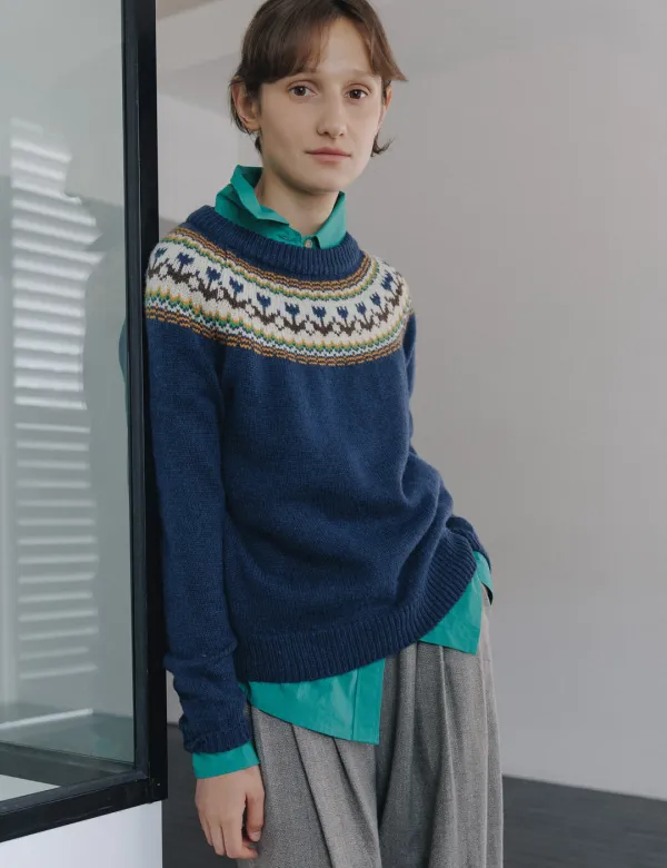 Atelier Wool Knit (Royal Navy)