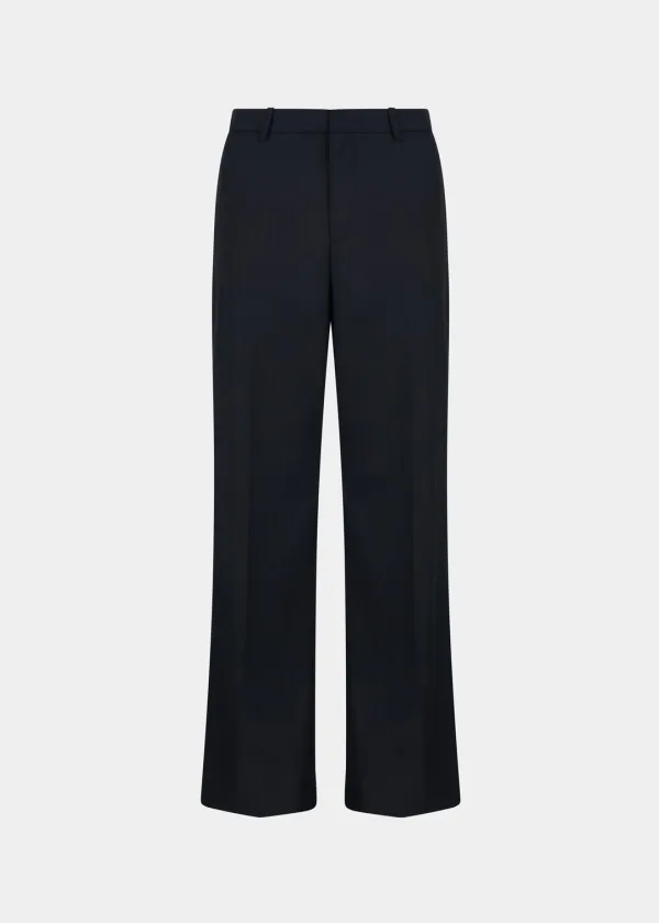 VERANO WOOL BELL BOTTOM PANTS - STRIPE