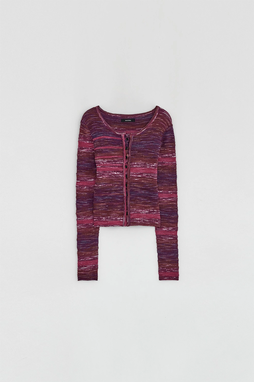 다이애그널 GRADATION RIBBED CARDIGAN 상품 이미지 3