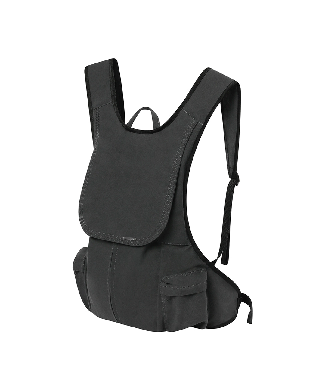 미세키서울 Side pocket vest backpack CHARCOAL 상품 이미지 2
