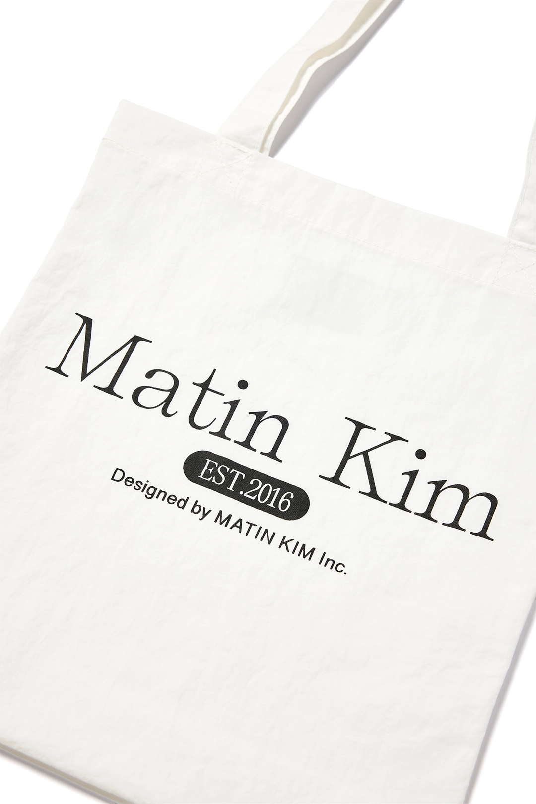 마뗑킴 MATIN LIGHT MINI ECOBAG IN WHITE 상품 이미지 3