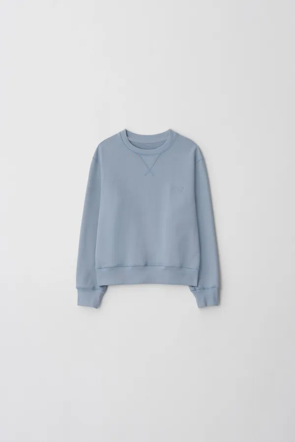 Embossed Logo Sweatshirt (light blue)