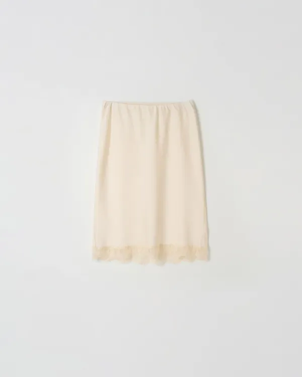 Lace Slip Skirt [CREAM]