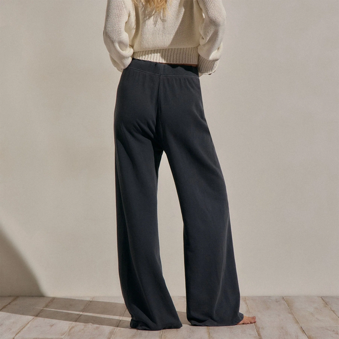 제임스펄스 Vintage French Terry Wide Leg Sweatpant - Blue Noir Pigment 상품 이미지 3