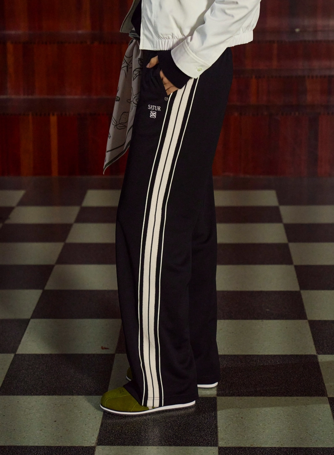 세터 (W) Essential Lawton Track Pants - Black 상품 이미지 2