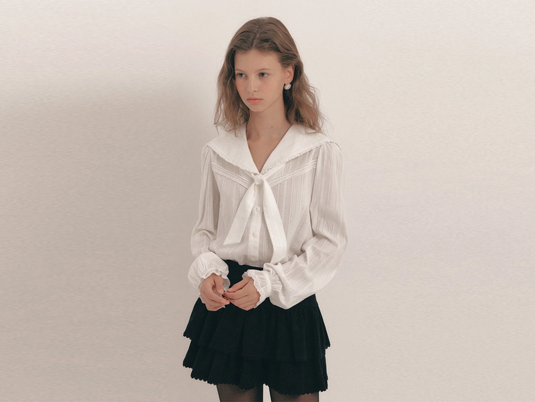 플로움 Urban Sailor Collar Blouse 상품 이미지 3