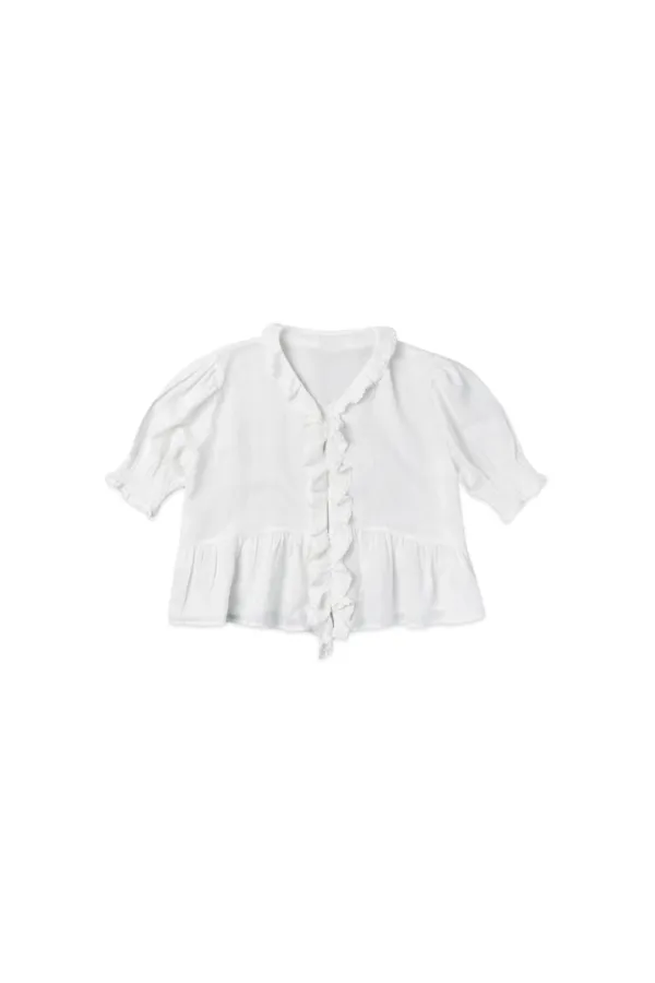 Moi ruffle blouse_ivory