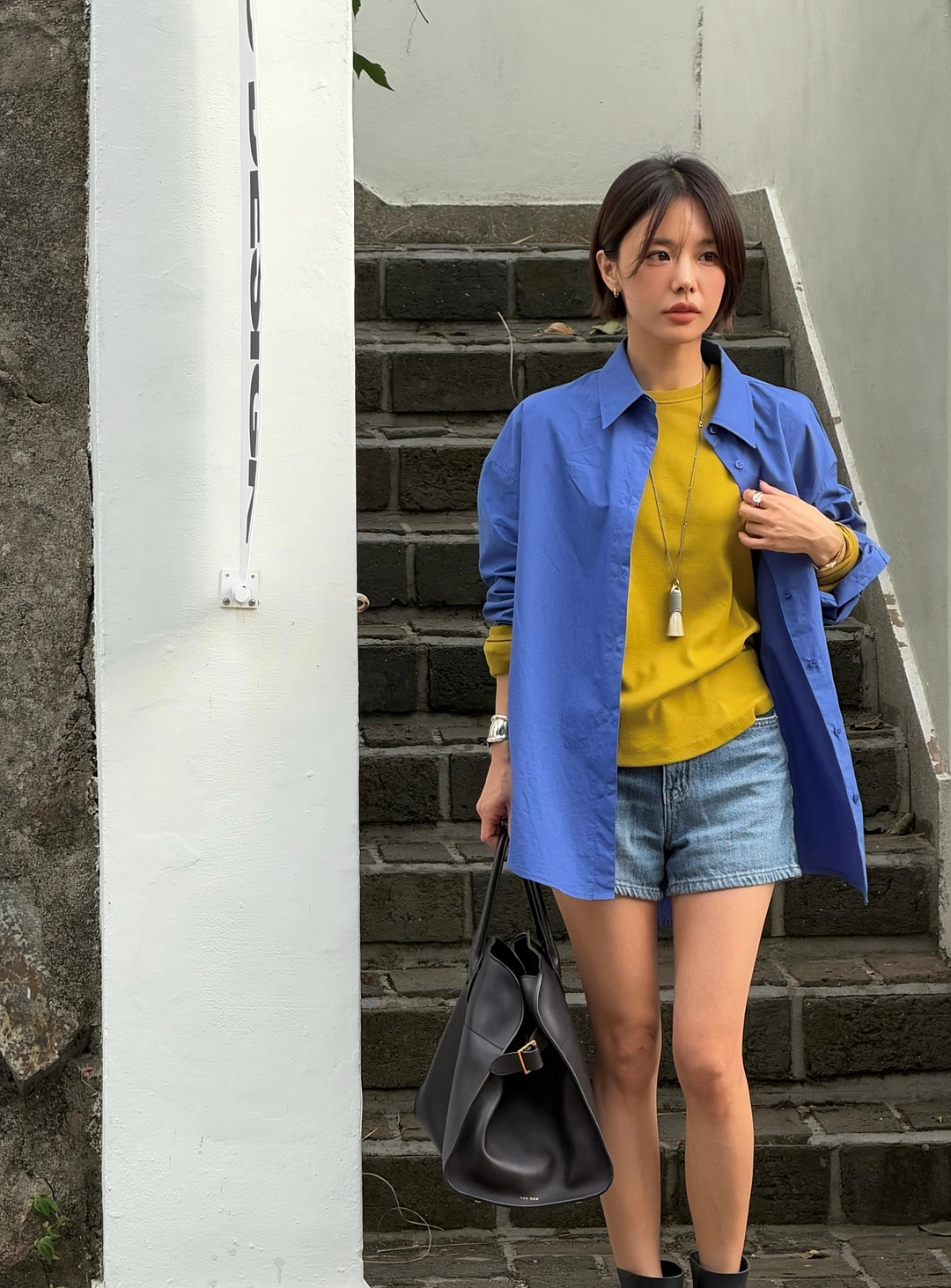 프레시라벨 Derby overfit shirt 상품 이미지 2