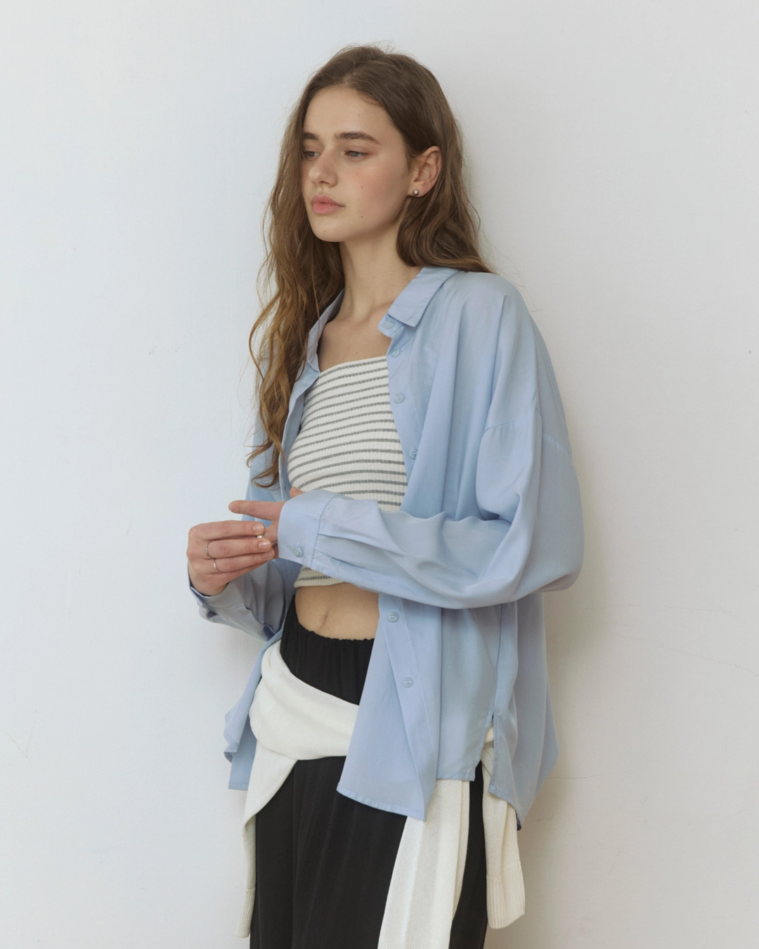 어다울 Soft overfit shirts - sora 상품 이미지 1