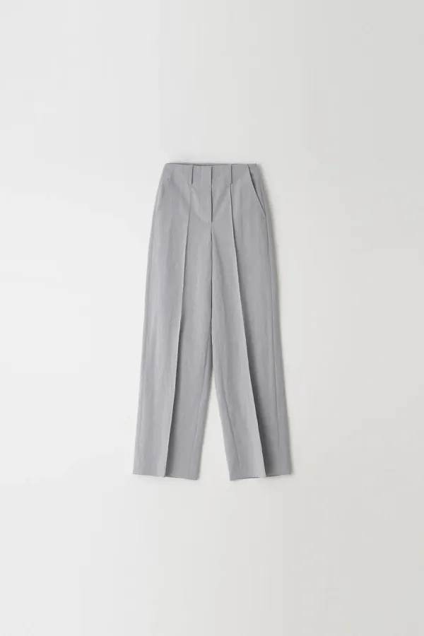 Stitch Detail Pants (light gray)