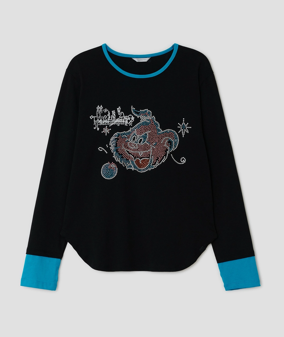 타입서비스 [2차] Hotfix Contrast Curve Top [Black] 상품 이미지 1