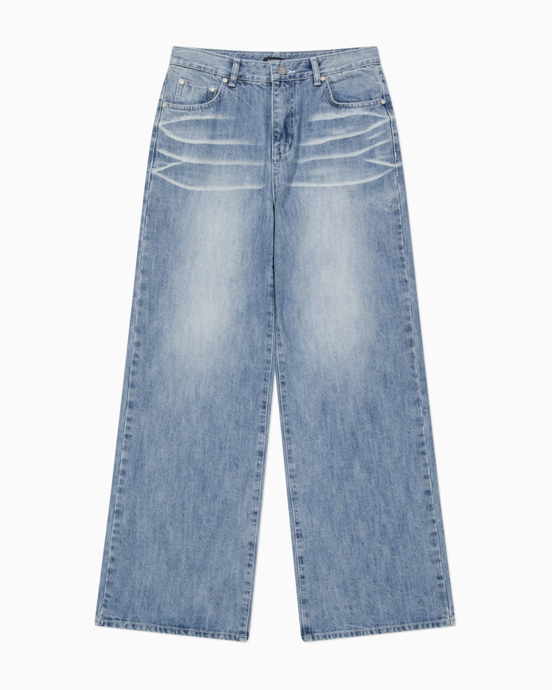 시너진 201 CAT WASHING STRAIGHT JEANS LIGHT BLUE 상품 이미지 2