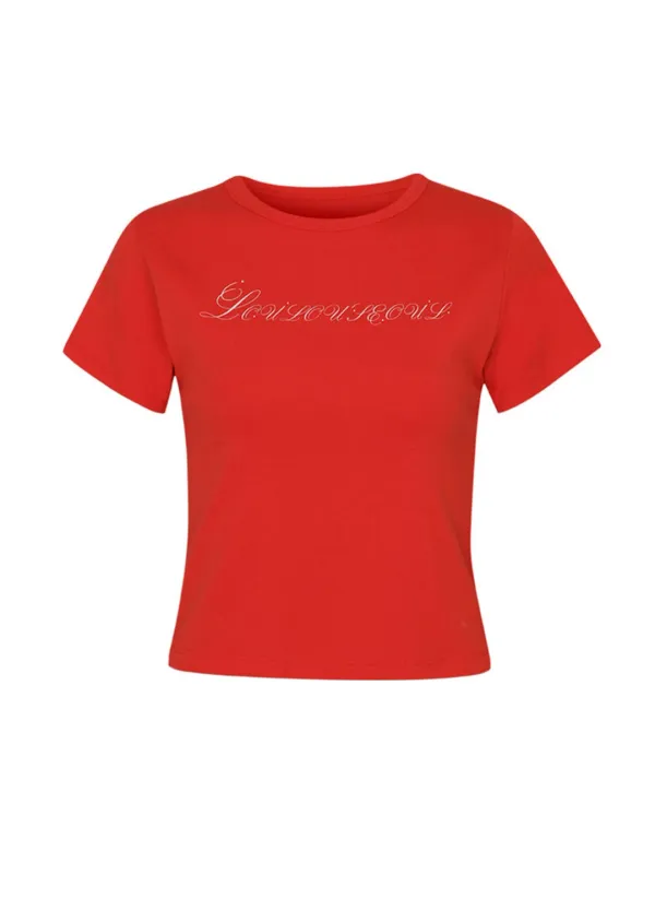 Logo Sparkle T-Shirt (Summer Red)