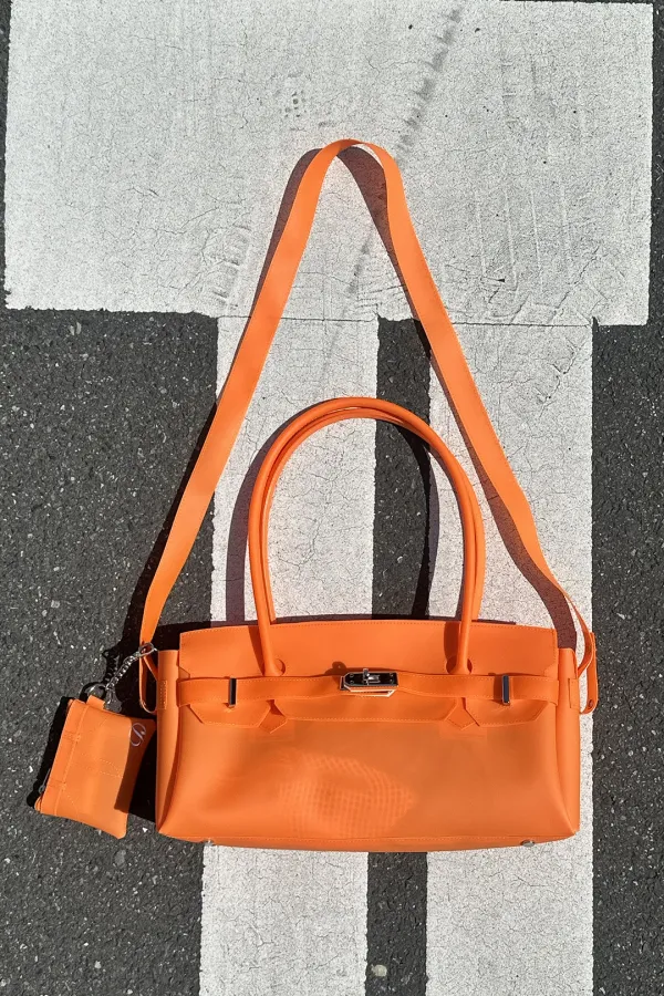 [카드지갑 증정] JELLY TWO-WAY BAG IN ORANGE