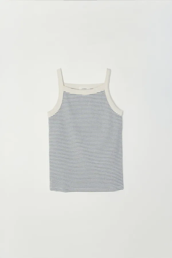 SELBY RIBBED STRIPED SLEEVELESS_4 Colors