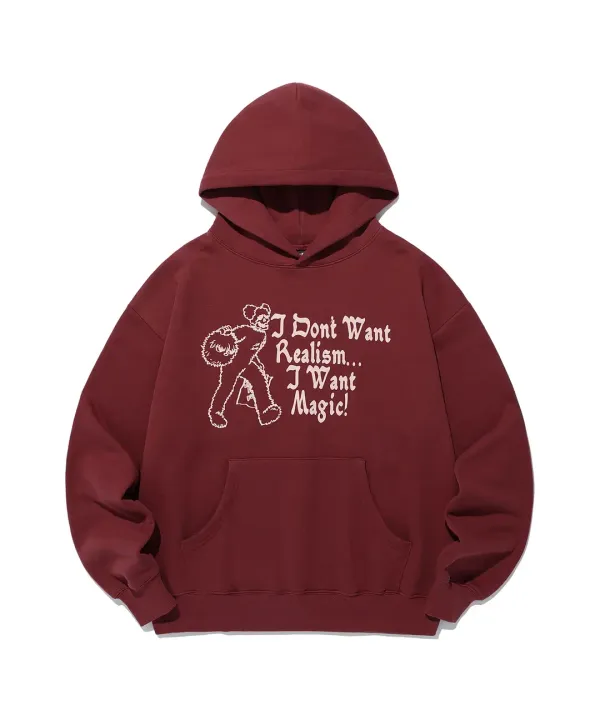 i want magic hoodie[burgundy]