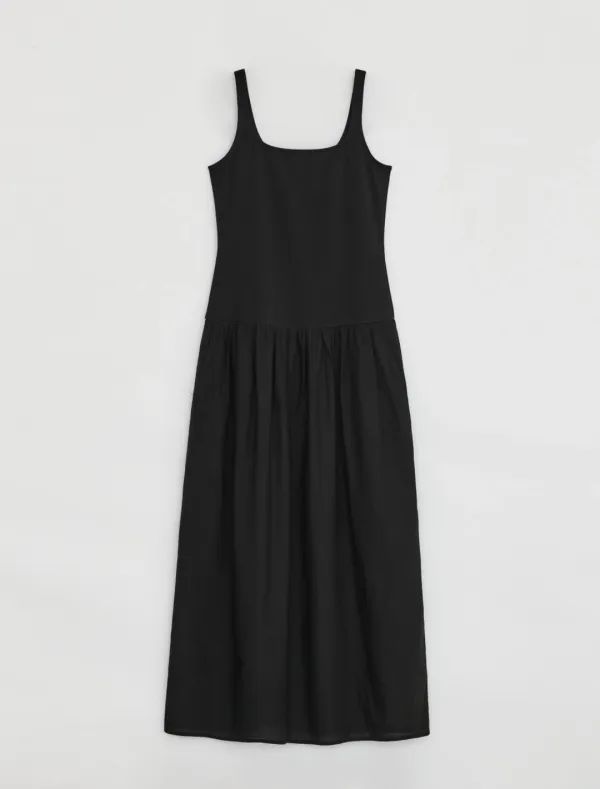 JERSEY MAXI DRESS [BLACK]