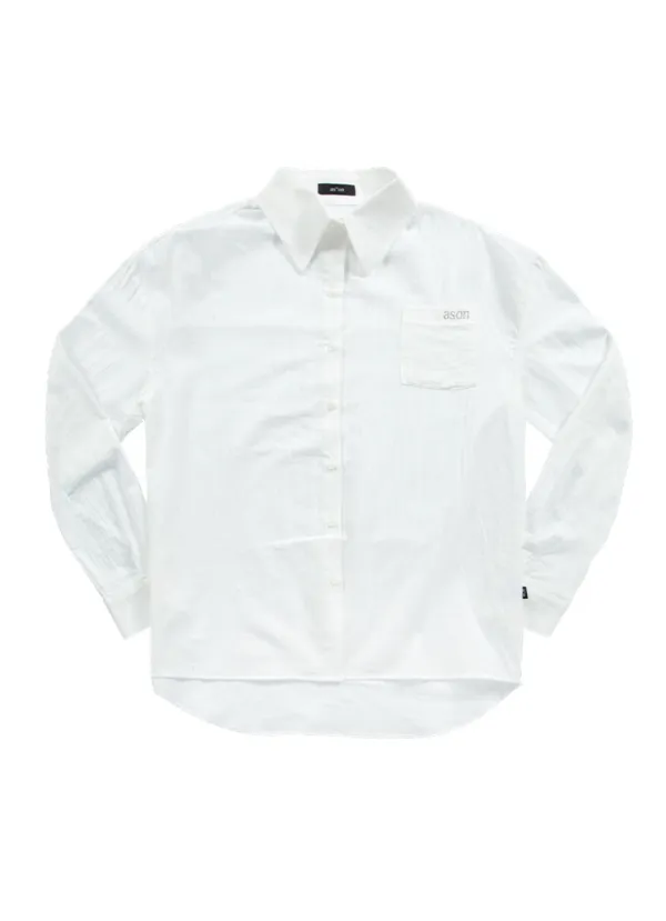 TROY STRIPE SHIRT / WHITE