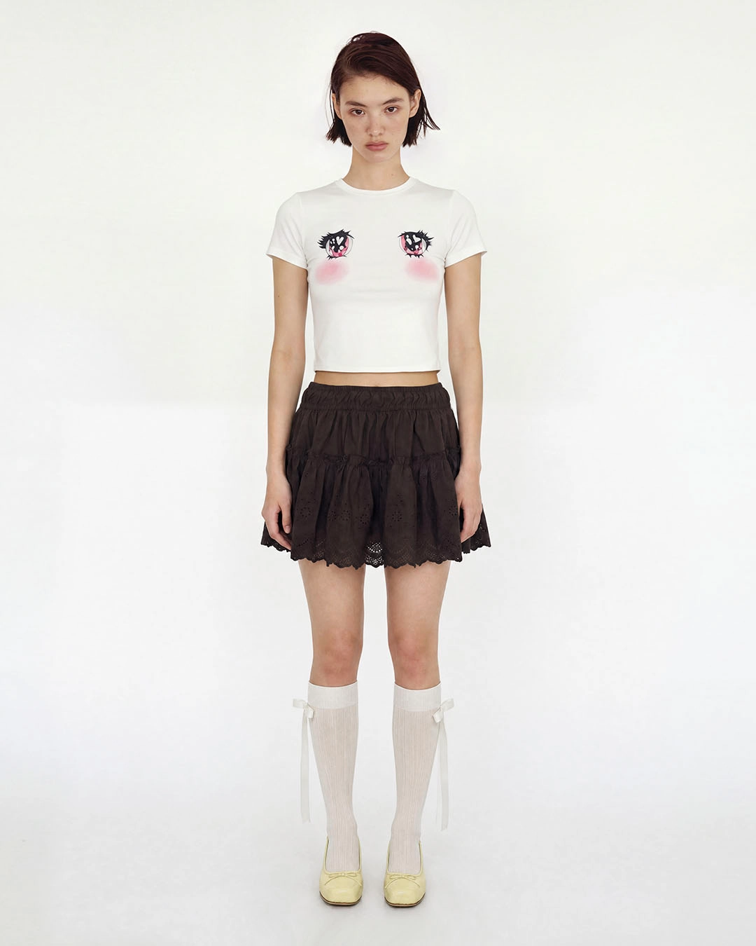 루루서울 CARAMEL SKIRT (BROWN) 상품 이미지 3