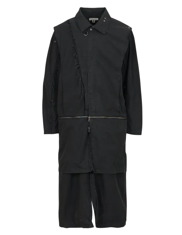 EXTENSION ZIP COAT_BLACK