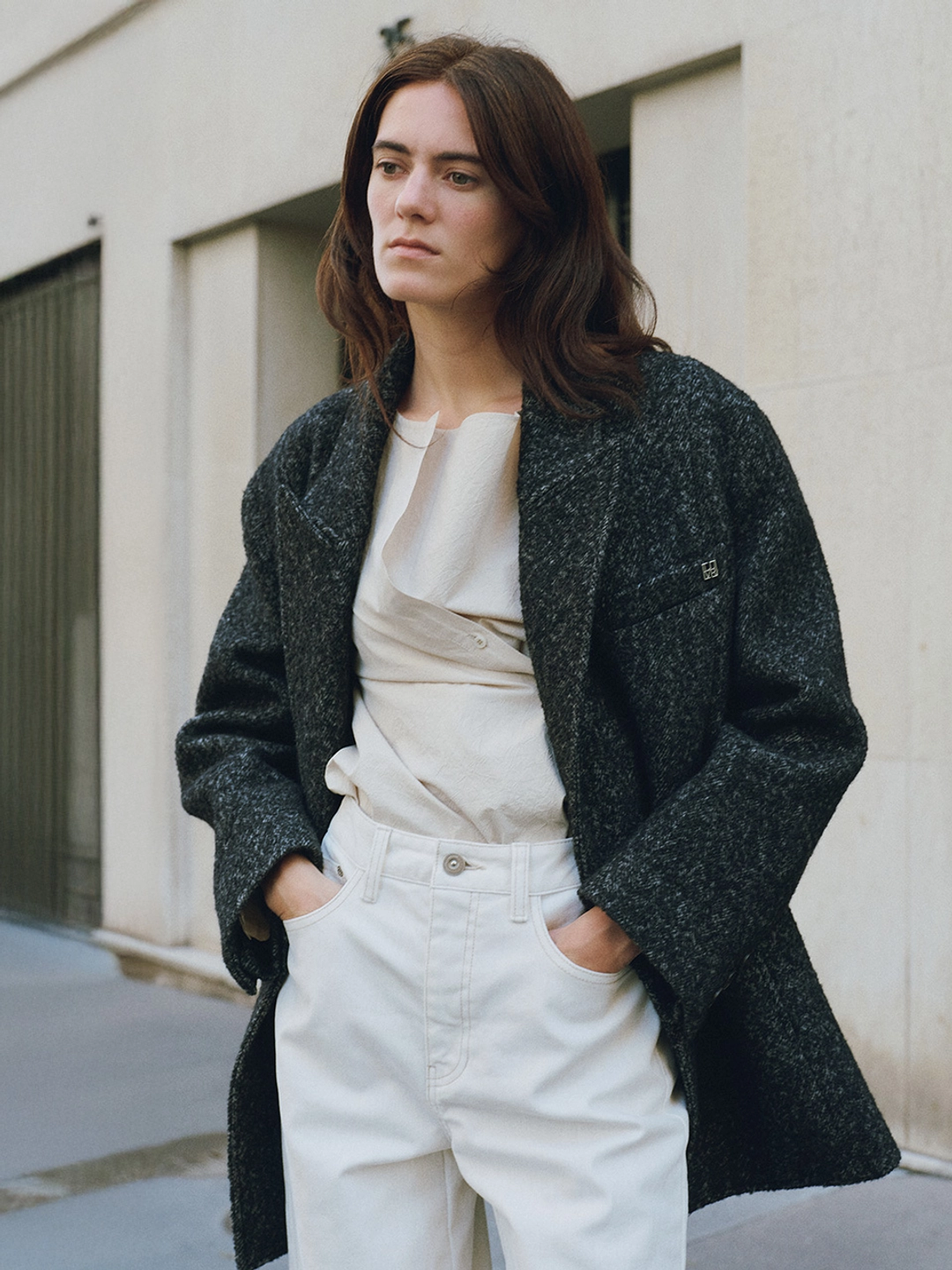 루에브르 Wool Oversized Double Jacket SW5WJ409-9E 상품 이미지 2