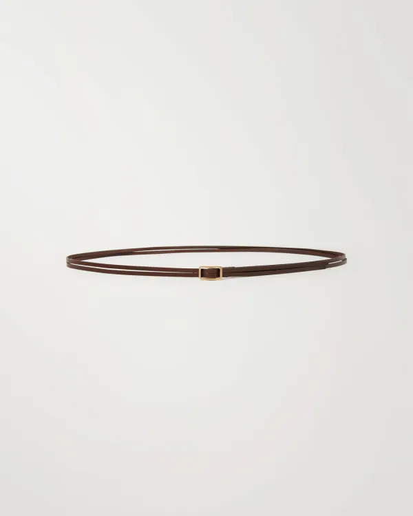 Leo String Leather Belt