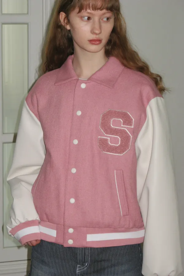 Classic Logo Award Jacket (Pale Pink)