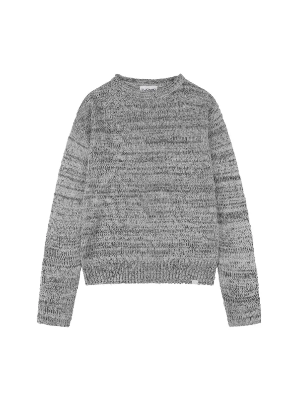 [3차 리오더] OVERSIZED GLITTER SWEATER [GREY]