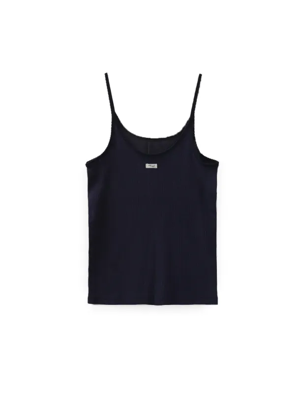 Mused Everyday Sleeveless Top - Navy Lace