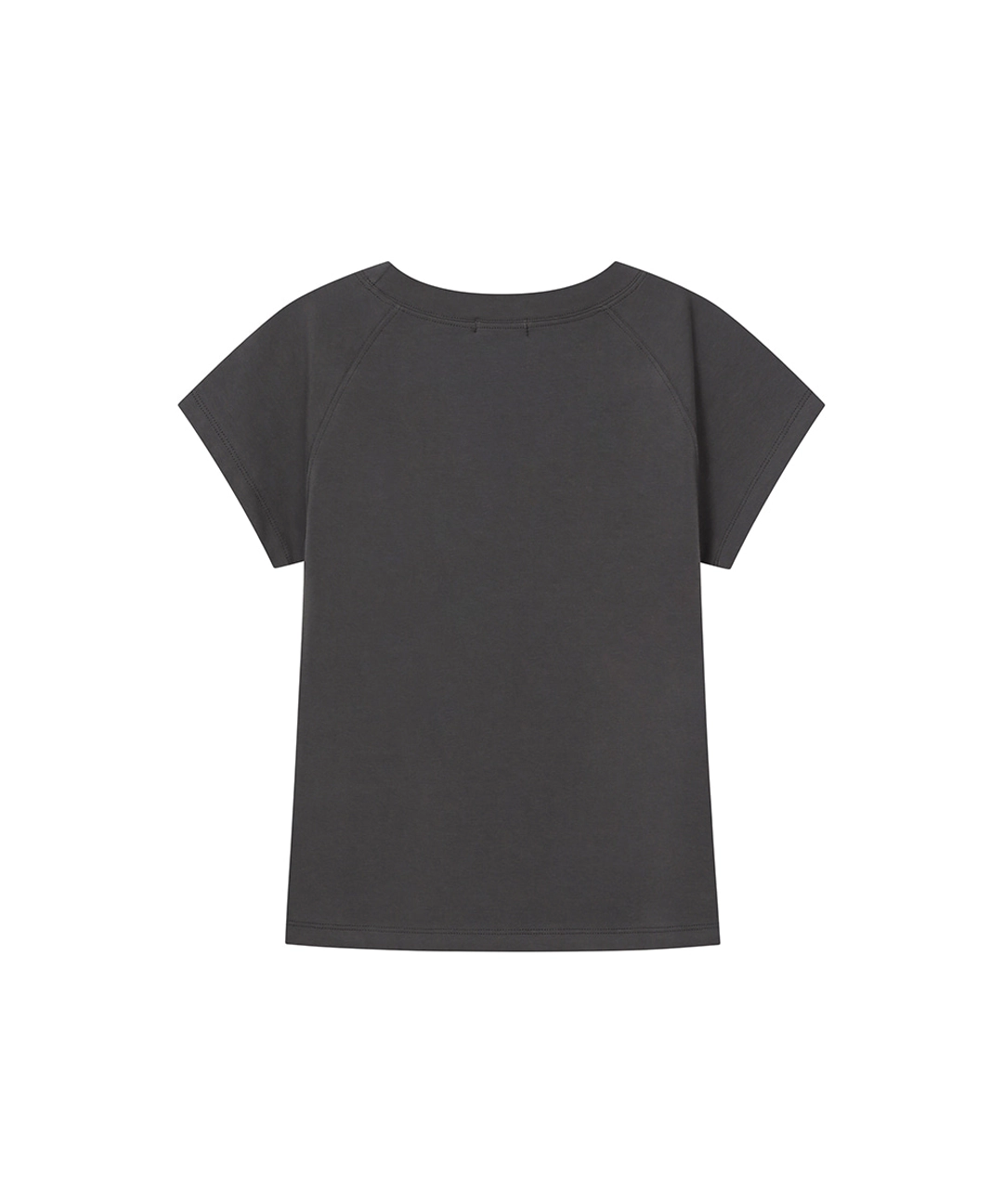 미세키서울 [Hannah X Misekiseoul] Hannah fairy raglan short sleeve CHARCOAL 상품 이미지 2