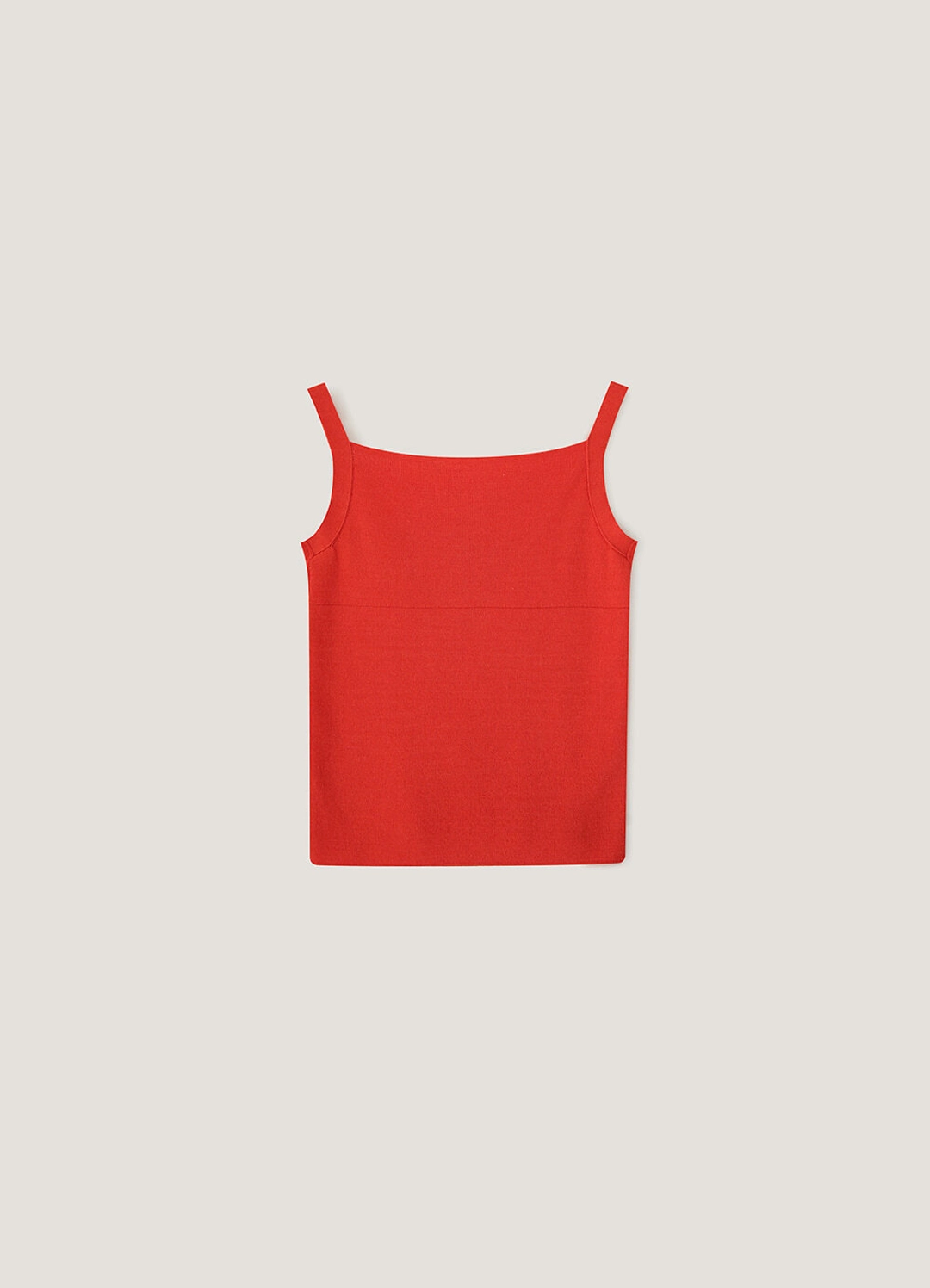 르바 Linen Plain Sleeveless Knit - Tomato 상품 이미지 1