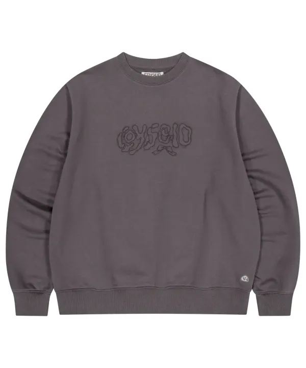 COY SWEATSHIRT PURPLE GREY