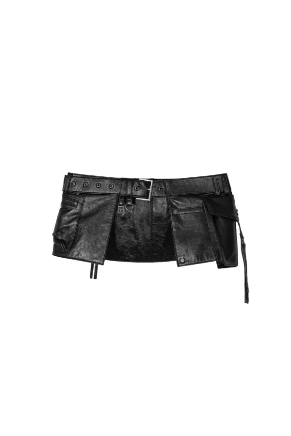 Multi-Pocket Waist Belt [ Black ]