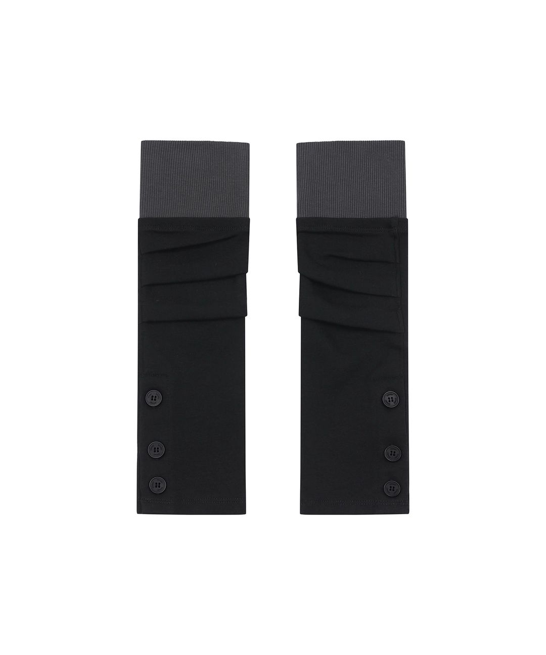 미세키서울 Pleats button arm warmer BLACK 상품 이미지 1