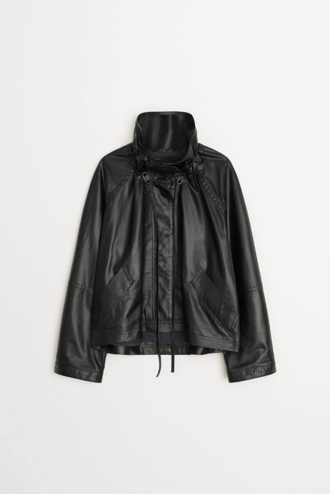 더일마 Vals Short Leather Trench Jacket 상품 이미지 1