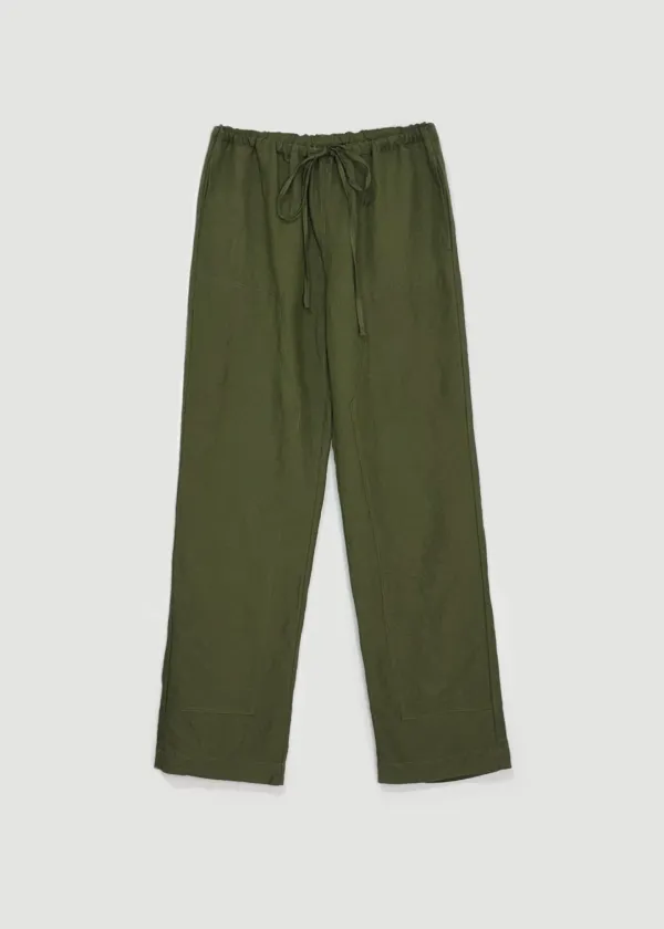 [EXCLUSIVE] Linen string pants (Khaki)