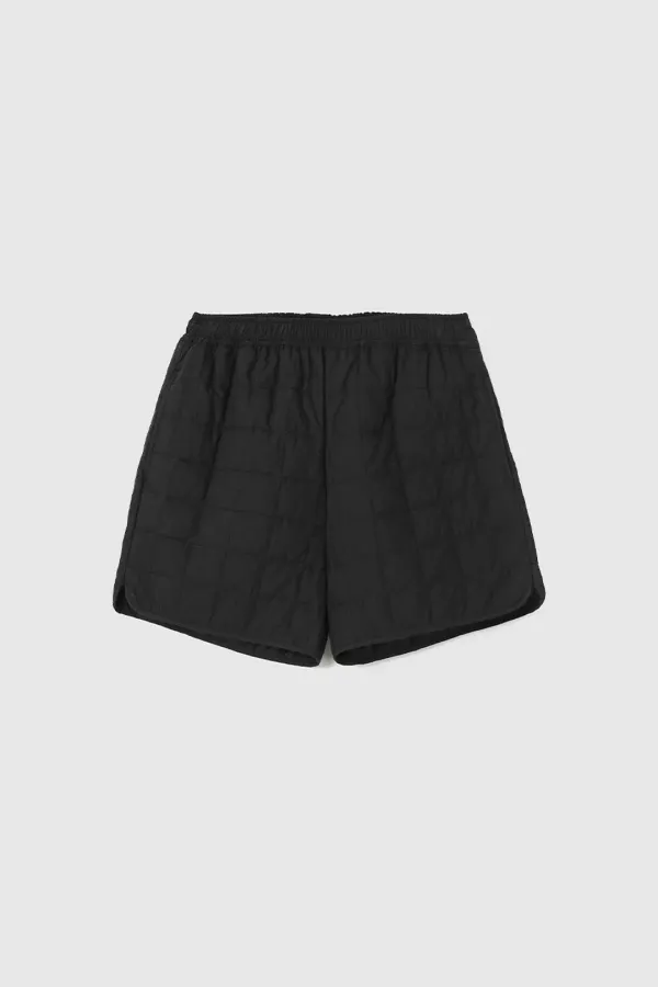 마리보 퀼팅 밴딩 쇼츠 (Black)
