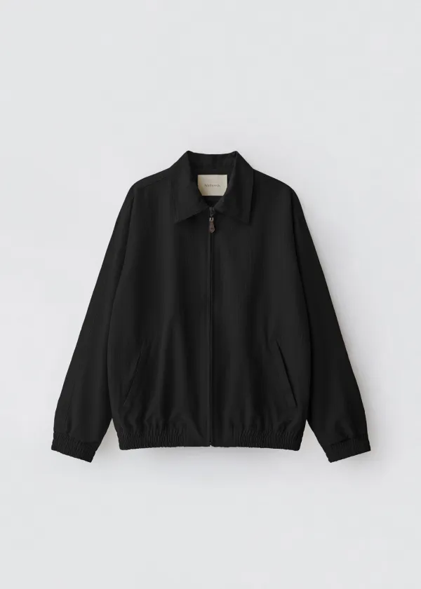 Lagom stripe blouson (black)