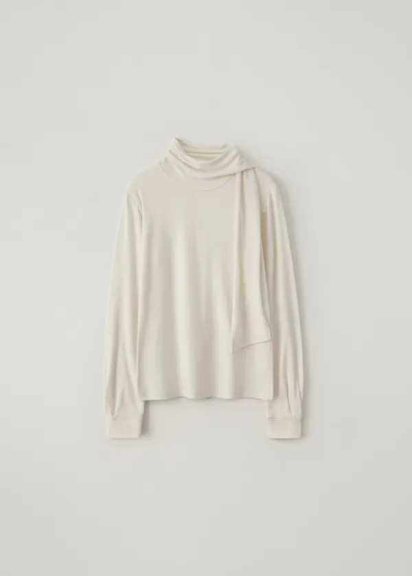 Curve scarf long sleeve (vanillin)