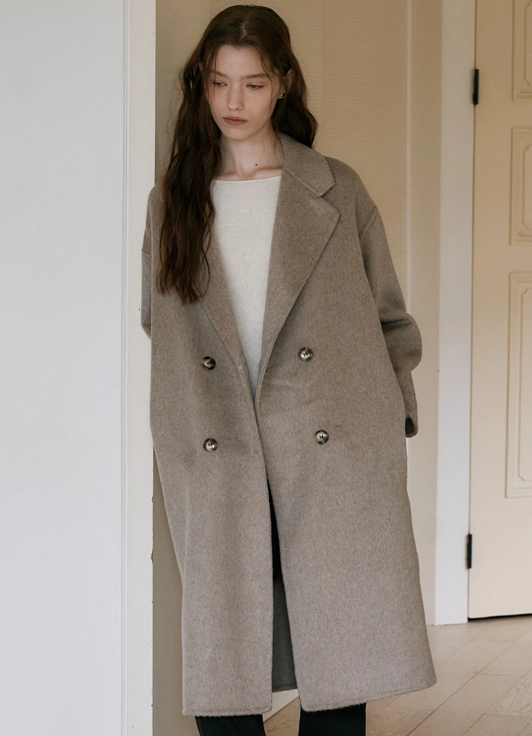 안젤로비안코 Arden Double Handmade Coat (2color) 상품 이미지 2