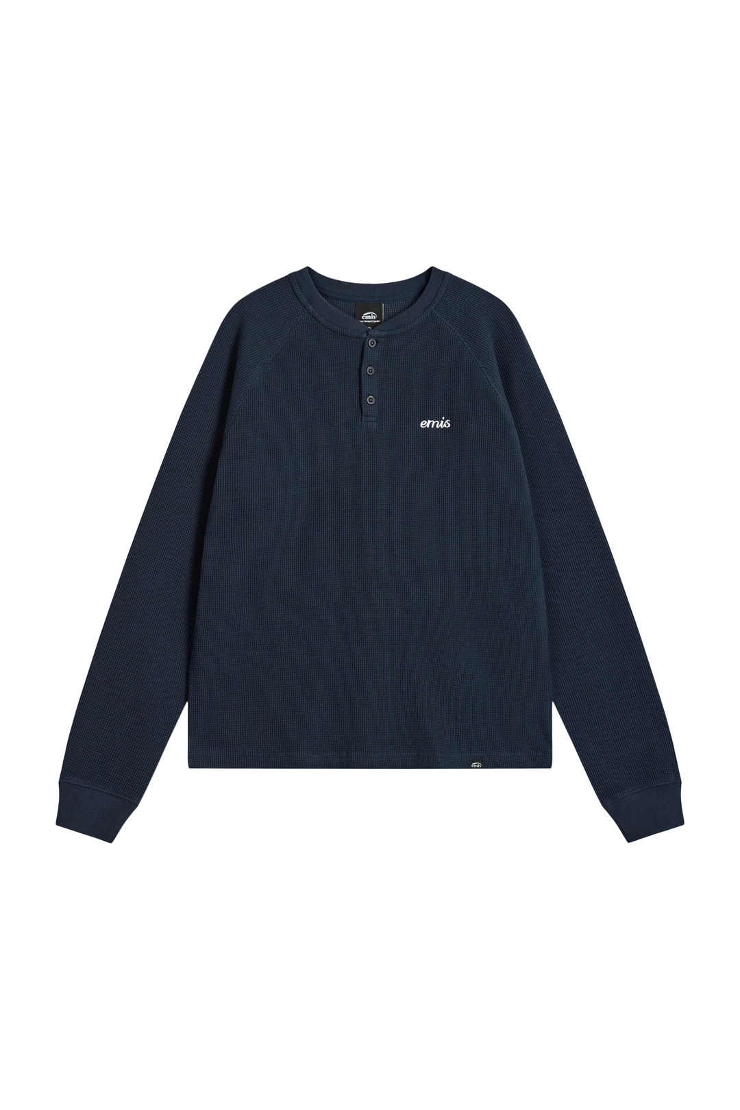 이미스 WAFFLE RAGLAN T-SHIRT-NAVY 상품 이미지 1