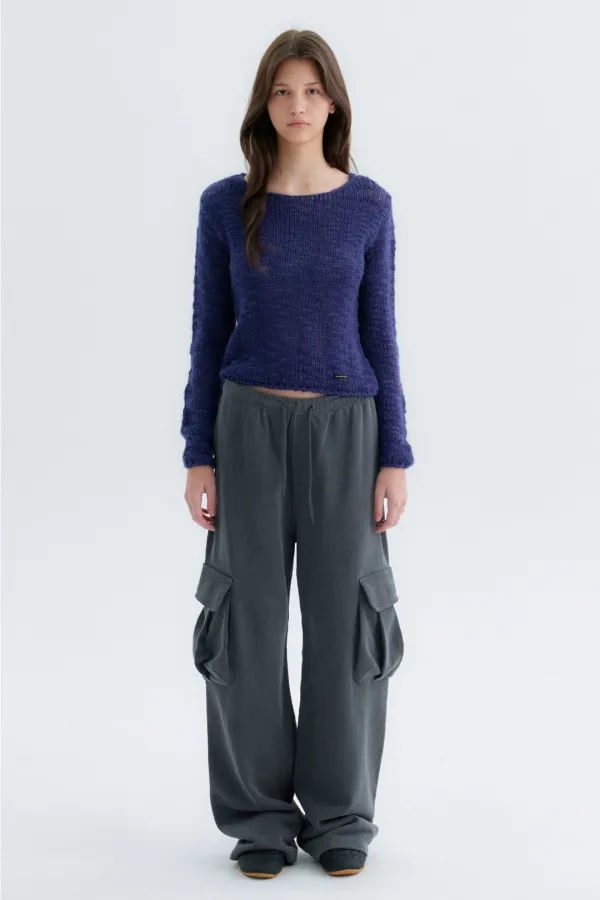[Release] 10.13 출고 Halen Alpaca Boat Knit - Vintage Blue