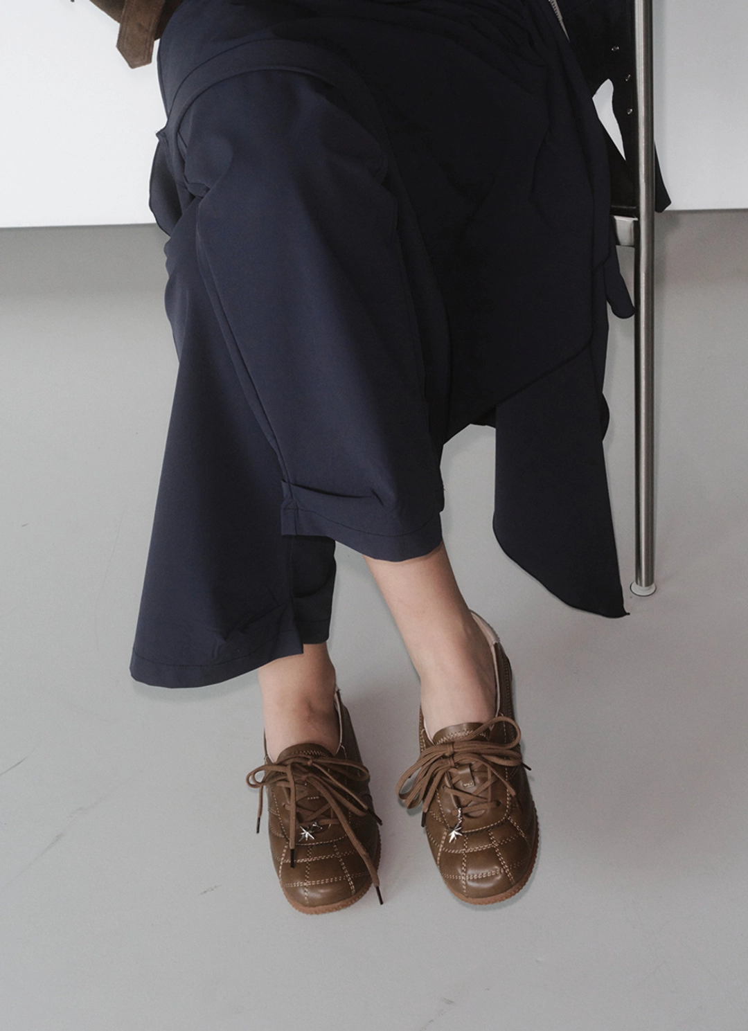 기호 3-WAY FOLDOVER TONGUE SNEAKERS / BROWN 상품 이미지 2