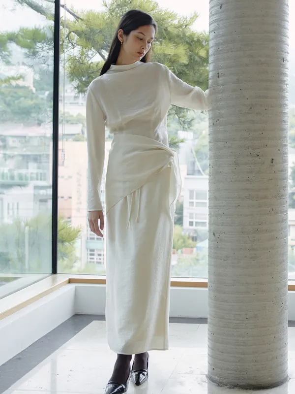 WRINGKLE PLEATS SCARF SK_2COLOR