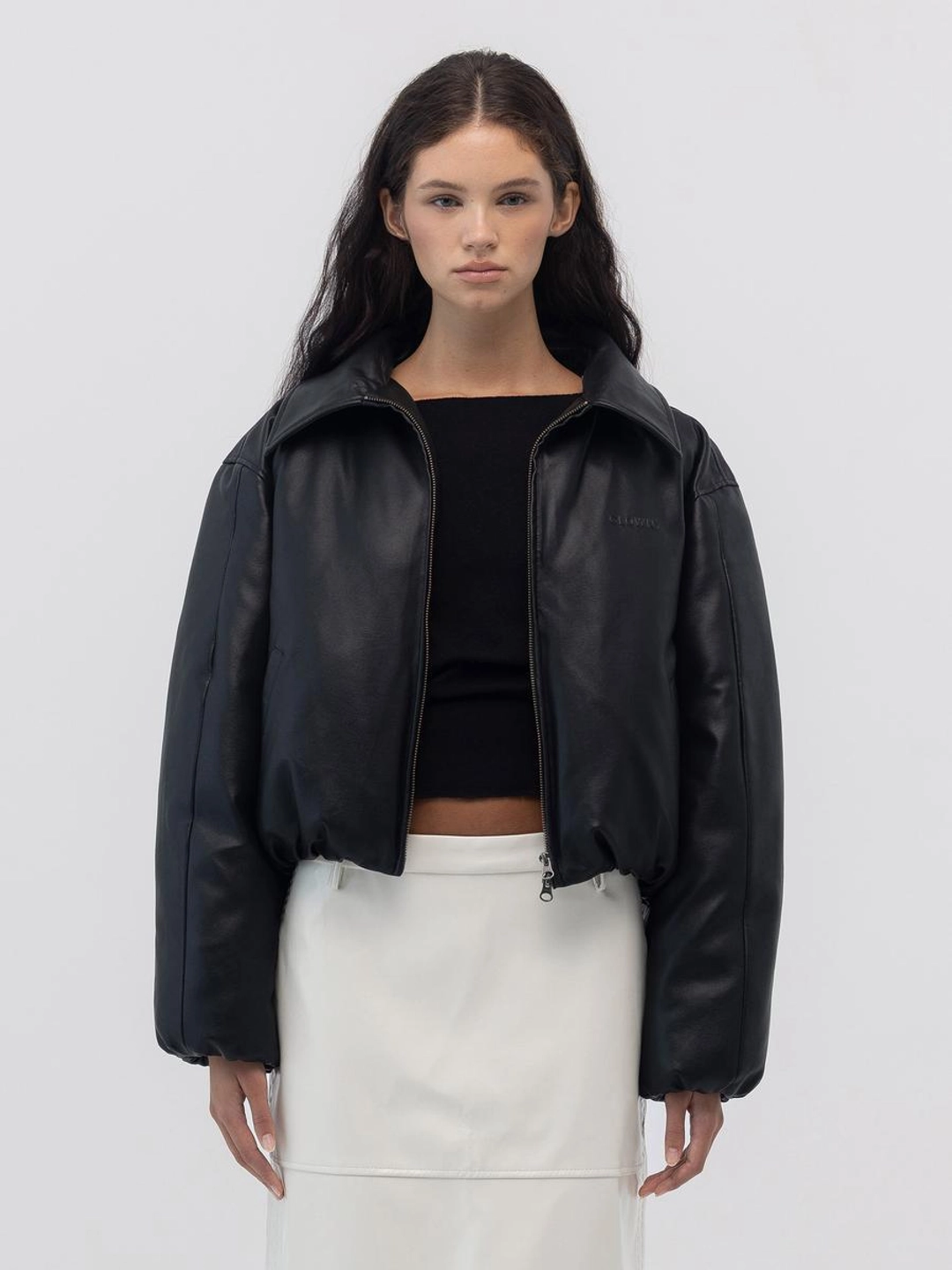 글로니 PLUMP LEATHER PADDING (BLACK) 상품 이미지 1