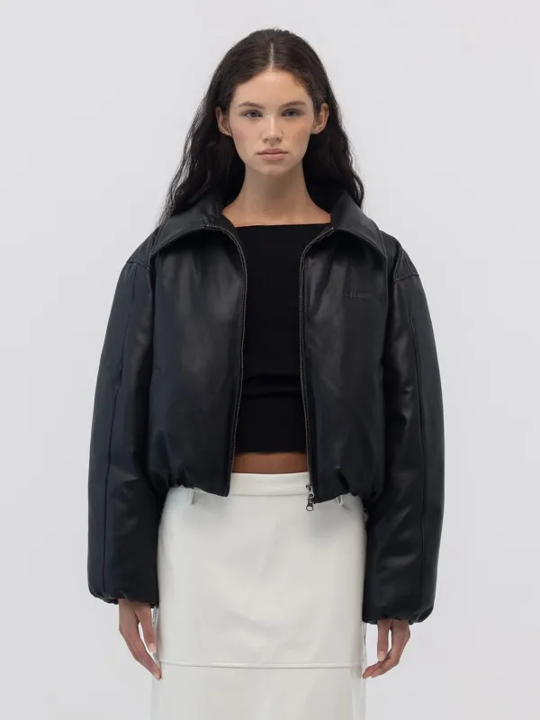 PLUMP LEATHER PADDING (BLACK)