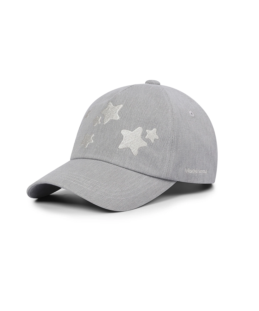 미세키서울 Midnight stars logo ball cap GREY 상품 이미지 2